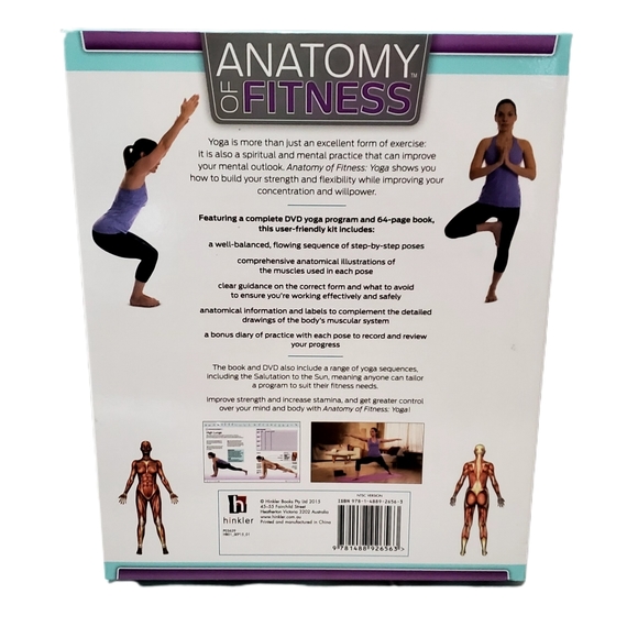 Cased Gift Box DVD Anatomy of Fitness Yoga by Goldie Karpen Owen NWOT - Picture 2 of 6